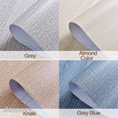 Papel De Parede Autoadesivo De 10M Pvc Padrão De Linho