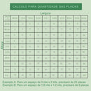 Placa Samambaia Muro Inglês 40x60 Artificial Jardim Vertical Buchinho Super Cheia