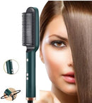 Escova Alisadora Bivolt 5 em 1 - Alisa, Hidrata, Modela, Alinha e Anti-Frizz