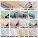 Papel De Parede Autoadesivo De 10M Pvc Padrão De Linho