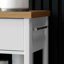 Aparador Carrinho Chá Ditália 2 Gavetas