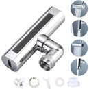 360 ° Rotação 4 Em 1  Bico De Torneira De Cozinha Cascata 4-Funções Bocal De Alta Pressão Para Pia-envio imediato