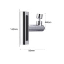 360 ° Rotação 4 Em 1  Bico De Torneira De Cozinha Cascata 4-Funções Bocal De Alta Pressão Para Pia-envio imediato