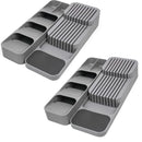 Kit Organizador de Gaveta Porta Talheres Facas