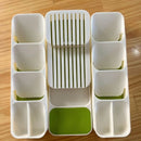 Kit Organizador de Gaveta Porta Talheres Facas