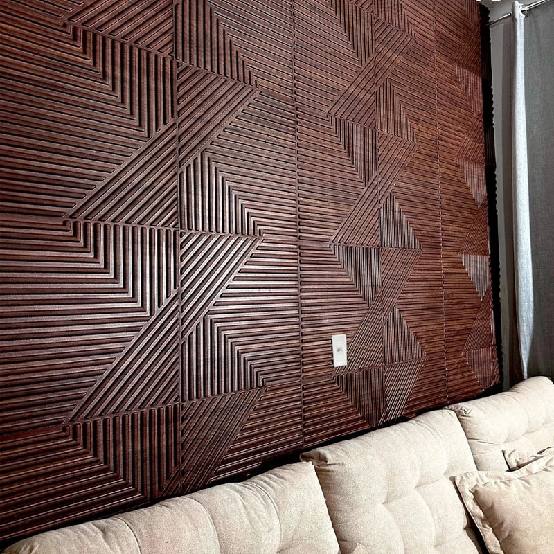 10 Placas PVC UV 3d Revestimento De Parede Decorativa Colorida Ripada Abstrata 50cm