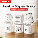 Etiqueta NIIMBOT B21/B1/B3S Papel Autocolante De Rótulo Branco