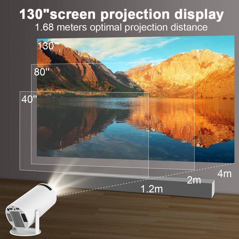 Projetor Portátil 4k Hd Android 11.0 Smart Wifi 5g Bluetooth