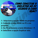 Projetor Portátil 4k Hd Android 11.0 Smart Wifi 5g Bluetooth