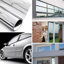 Insulfilm Espelhado Prata 0,75x2,0m Residencial E Automotivo