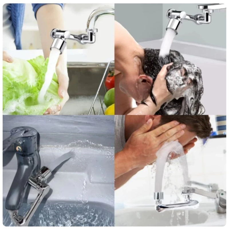 Bico de Torneira Extensor Flexível Jato Arejador Cozinha Chuveirinho Pia Cozinha Banheiro Articulado