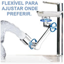 Bico de Torneira Extensor Flexível Jato Arejador Cozinha Chuveirinho Pia Cozinha Banheiro Articulado