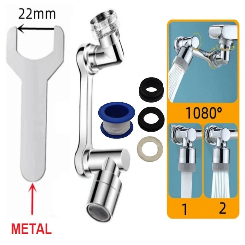 Bico de Torneira Extensor Flexível Jato Arejador Cozinha Chuveirinho Pia Cozinha Banheiro Articulado