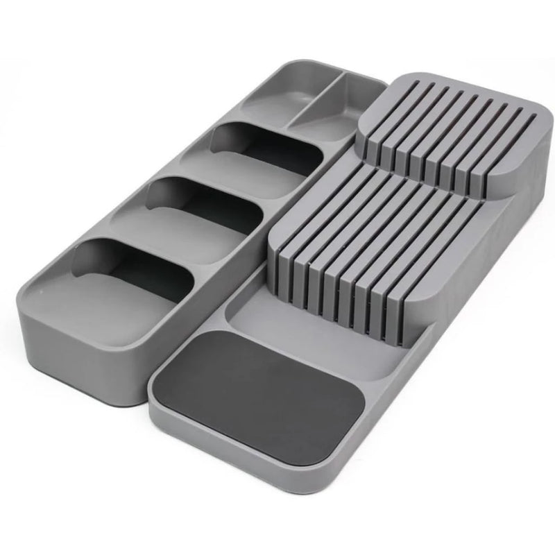 Kit Organizador de Gaveta Porta Talheres Facas