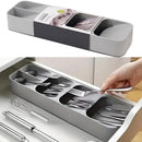 Kit Organizador de Gaveta Porta Talheres Facas