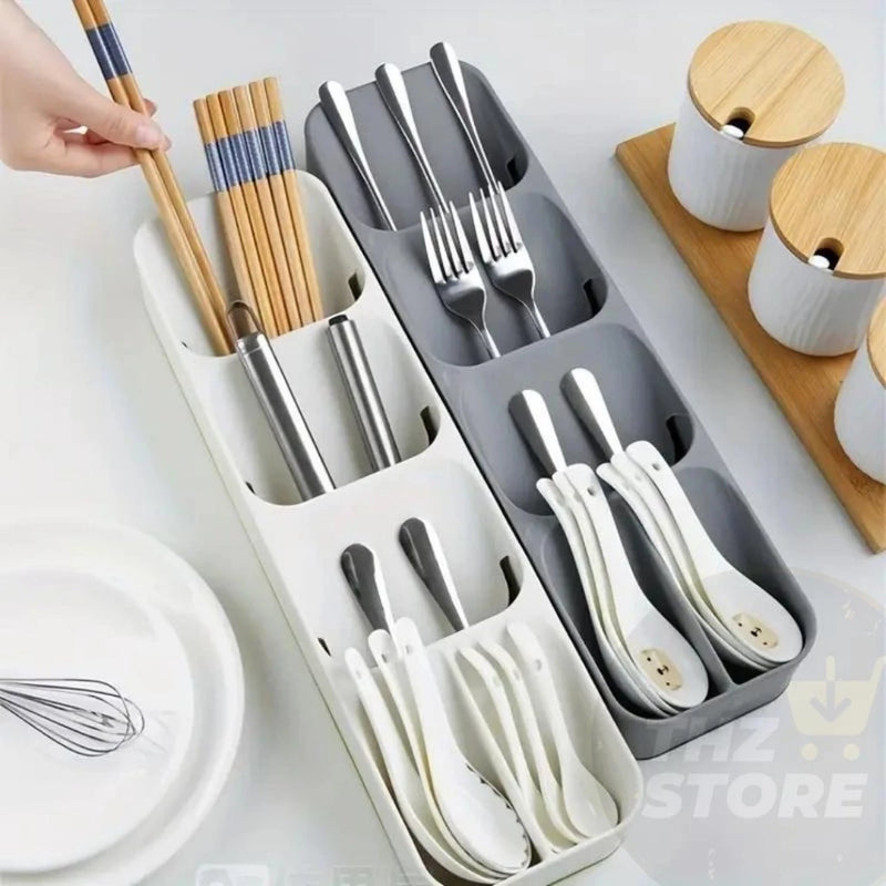 Kit Organizador de Gaveta Porta Talheres Facas