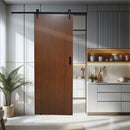 Porta de Madeira Celeiro Sobrepor 215x90cm Melamínica Mdf Ultra Mgm