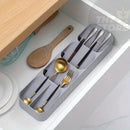 Kit Organizador de Gaveta Porta Talheres Facas