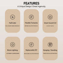 Milandogo Controle De Voz Lâmpada De Água-Viva Dançante Mesa De Mudança Luz Noturna De Cor Atmosfera Aniversário Dia Dos