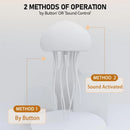 Milandogo Controle De Voz Lâmpada De Água-Viva Dançante Mesa De Mudança Luz Noturna De Cor Atmosfera Aniversário Dia Dos